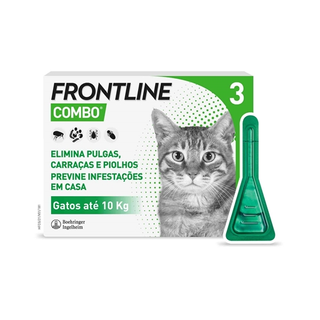 Frontline Pipeta Antiparasitária Gato Combo (3un)