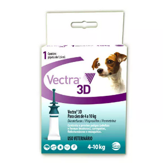 Ceva Pipetas Antiparasitárias Cão 3D 4-10 Kg 3x1,6ml