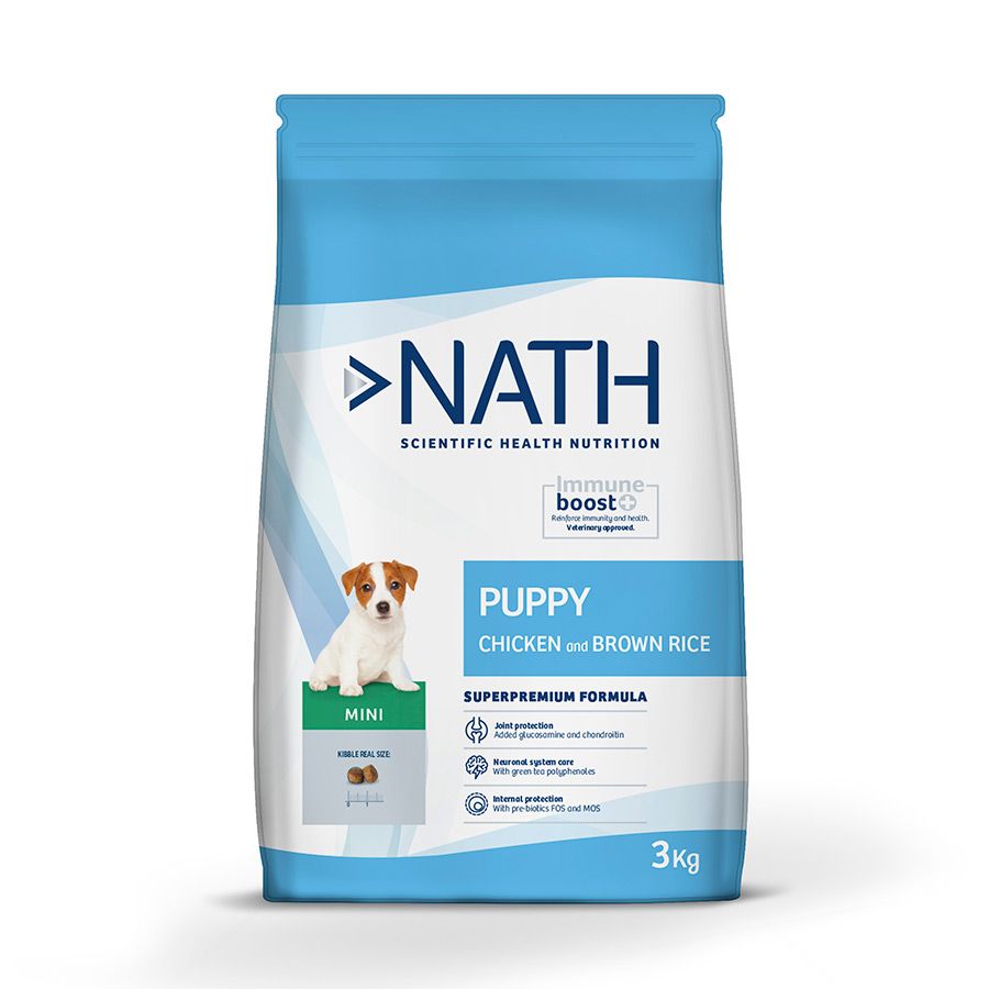 Nath Puppy Mini Frango ração para cães - 400 GR