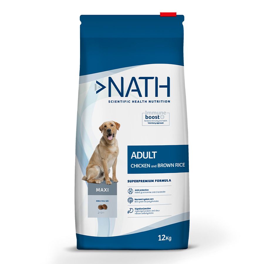 Nath Adult Maxi Frango ração para cães - 12KG