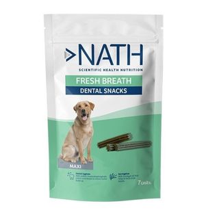 Nath Snacks dentales Maxi Fresh Breath para perros 7uds