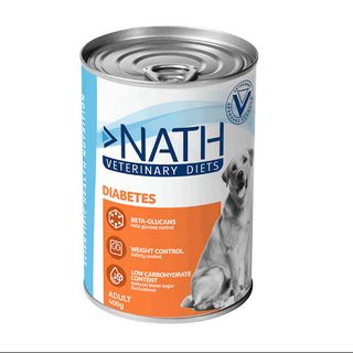 Nath Veterinary Diets Diabetes Cordero lata para perros   400 g