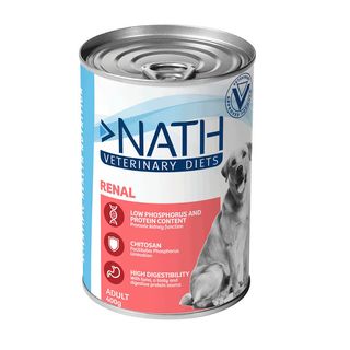 Nath Veterinary Diets Renal Atún y Salmón lata para perros 400 g