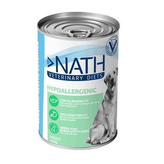 Nath Veterinary Diets Hypoallergenic lata para perros   400 g