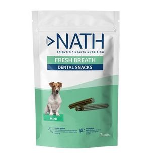 Nath Snacks dentales Mini Fresh Breath para perros   7uds