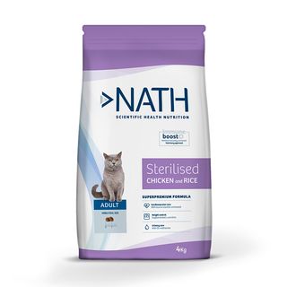 Nath Adult Sterilised Pollo y Arroz pienso para gatos 4kg