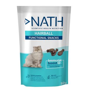 Nath Functional Snacks Bocaditos Hairball para gatos 50g