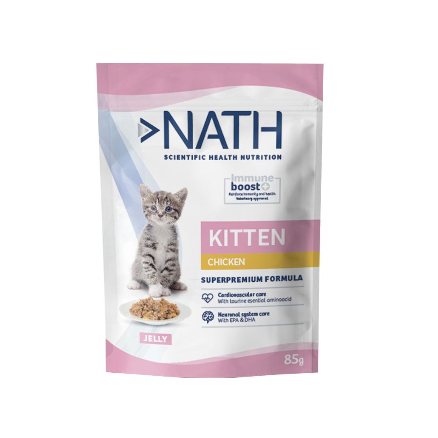Nath Húmido Gato Júnior Frango