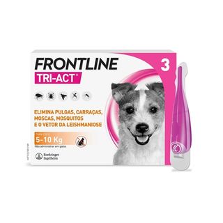 Frontline Desparasitante Externo Cão S Pipeta 5 - 10 Kg (3un)