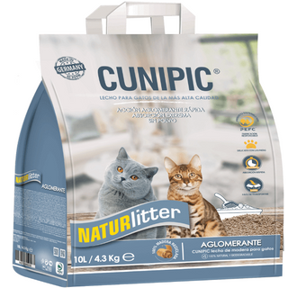 CUNIPIC NATURitter Agglomerating Cat Litter, 10L