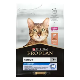 Pro Plan Ração Gato Sénior Longevis Salmão 3kg