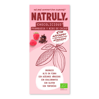 Natruly Chocolate Frambuesa&Nibs Cacao BIO 85g