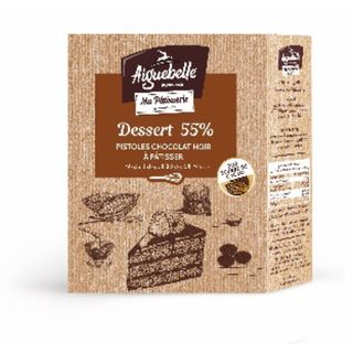 pistoles 55% chocolat noir aiguebelle 200g