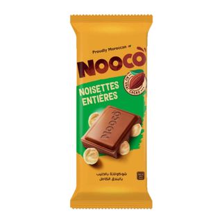 Chocolat Lait Noisettes entières 90g - NOOCO