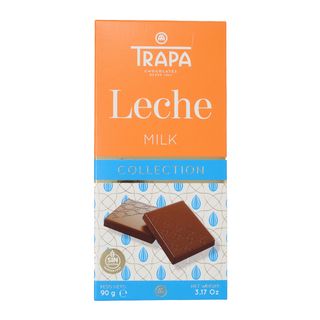 Tablette de chocolat au lait Collection sans gluten 90g - TRAPA