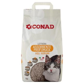 Conad Lettiera Assorbente Profumata Agli Agrumi 10 L - 8003170041479