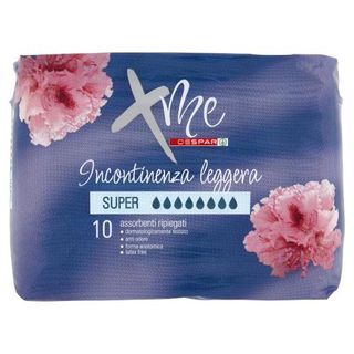 Despar X Me Incontinenza Leggera Super Assorbenti Ripiegati 10 Pz