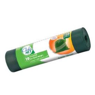 10 sacs poubelle x 120L - CHIKI NET