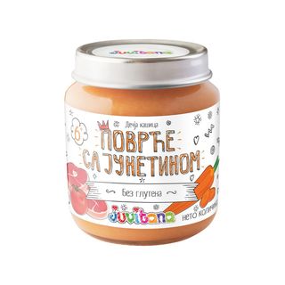 Dečija kaša povrće i junetina Juvitana 128 g