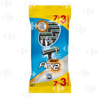 Rasoirs jetables 7+3 gratuits - BIC FLEX 2
