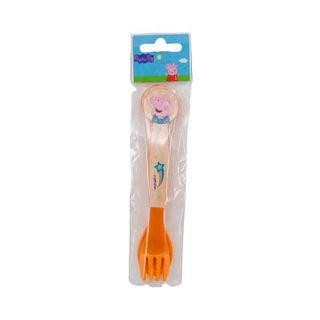 Stor plastični pribor za jelo 2/1 Peppa Pig ,A091271