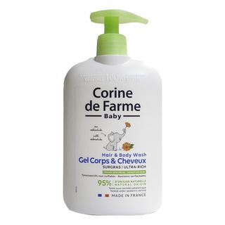 Corine de Farme Gel Lavant Bébé Surgras Corps & Cheveux 500ml