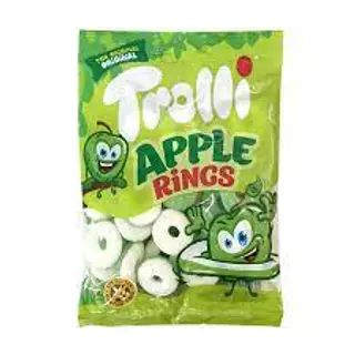 "Trolli"- ჟელიბონი "ვაშლის რგოლები" 100გრ