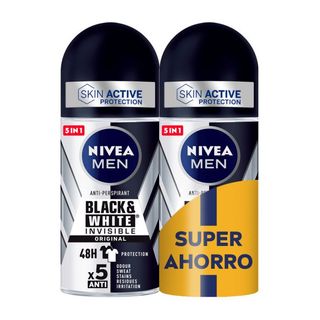 Nivea Deo Rollon Invisible Men Black&White
