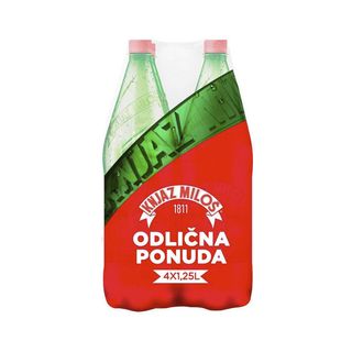 VODA KNJAZ GAZIRANA 1.25L PET 4-PACK*