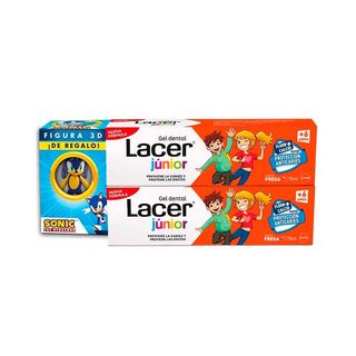 Dentífrico Infantil De Fresa Lacer, Tubo 75 Ml + Regalo Figura (26254870)