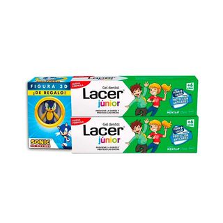 Dentífrico Infantil De Menta Lacer, Tubo 75 Ml + Regalo Figura (26254888)