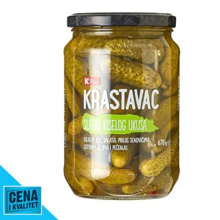 K plus krastavci slat kis 670g k plus