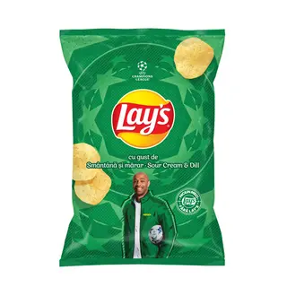 Chipsuri cu smantana si marar Lay's, 125 g