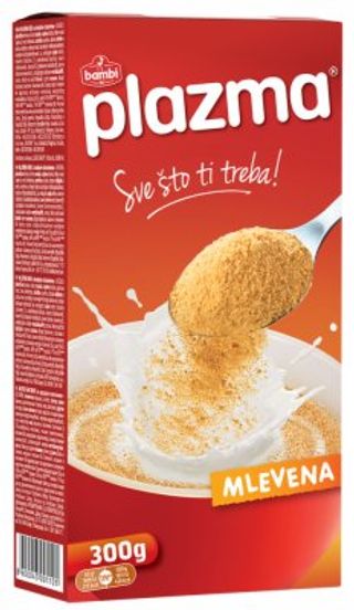KEKS PLAZMA MLEVENA 300G BAMBI