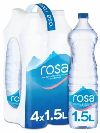 Voda Rosa Negazirana 4X1,5L Pet