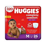 Huggies Complete Comfort Pants Medium, 26 Pieces