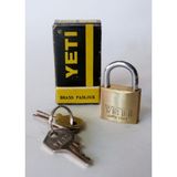 Yeti Brass Padlock with Keys
