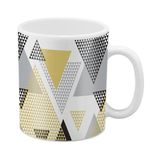 Larah Nivaah Geometric Ceramic Coffee Mug, 320ml