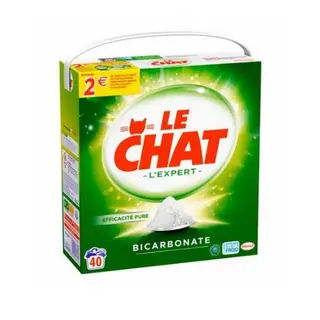 Lessive Bicarbonate 40Mesures Le Chat 2,6 Kg