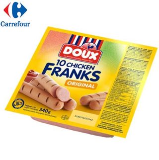 Plat Cuisiné Saucisse Poulet Nature Doux 340G