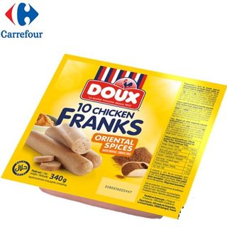 Plat Cuisiné Saucisse Poulet Orientale 340G