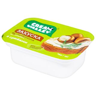 Закуска Cream Valley Пастоподібна Бутербродна З Грибами 160Г