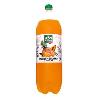 Напій Bon Boisson Мультивітамін сильногазований соковмісний 2 л