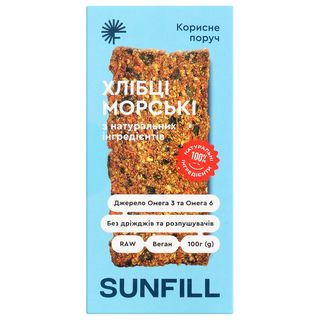 Хлібці SunFill морські 100 г