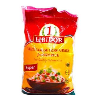 Riz Vietnam Long Grain Jasmin Libidor 5Kg