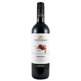 Zonin Ventiterre Primitivo Salento Red Wine, 0.7L