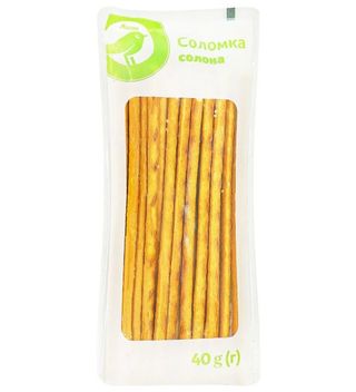 Соломка Ашан Солона 40Г