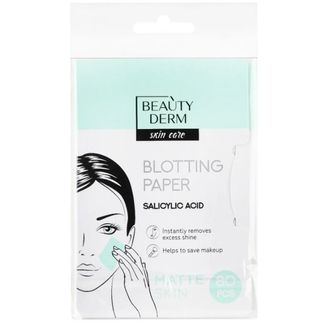 Серветки матуючі Beauty Derm з саліциловою кислотою 80 шт