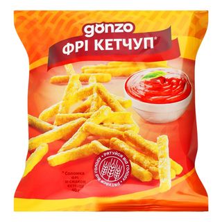 Соломка 40 г GONZO фрі зі смаком кетчупу