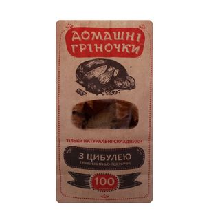 Грінки Домашні Гріночки З Цибулею 100Г